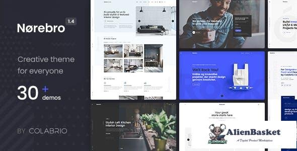 16290 Norebro v1.4.5 - Creative Multipurpose WordPress Theme 