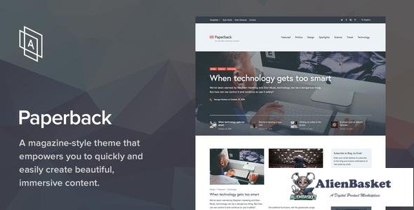 10273 Paperback v1.8.0 - Magazine WordPress Theme 