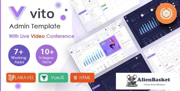25270 Vito v2.0.1 - Vue, Laravel, HTML Admin Dashboard Template 