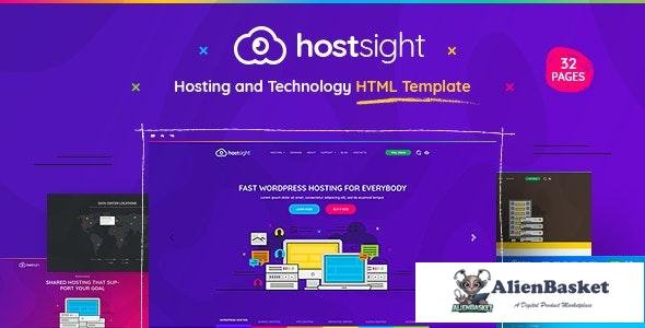 18434 HostSite v1.0 - Hosting and Technology HTML Template 