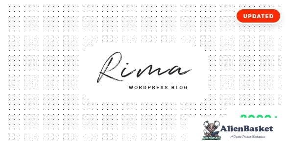 14759 Rima v1.7.7 - Personal Blog WordPress Theme 
