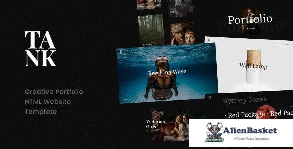 27249 Tank v1.0 - Creative Portfolio Showcase HTML Website Template 