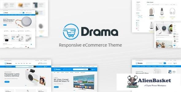 25540 Drama v1.0 - Responsive OpenCart Theme (Included Color Swatches) 