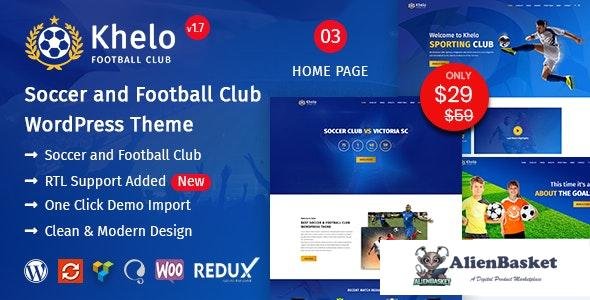 17629 Khelo v2.0 - Soccer WordPress Theme 