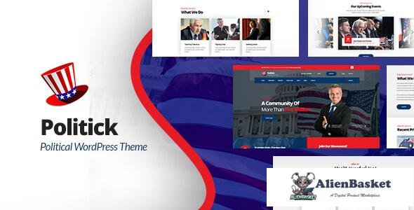 13839 Politick v1.1 - Political Responsive WordPress Theme 