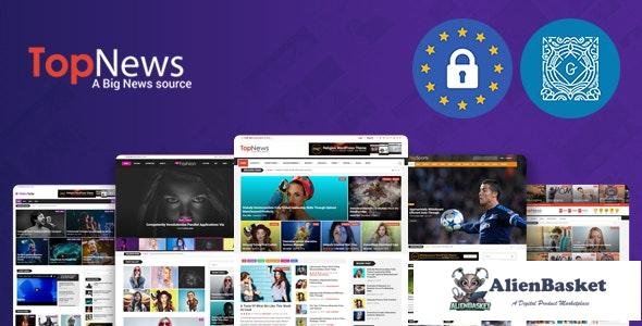 28352 TopNews v3.3.7 - News Magazine Newspaper Blog Viral & Buzz WordPress Theme 