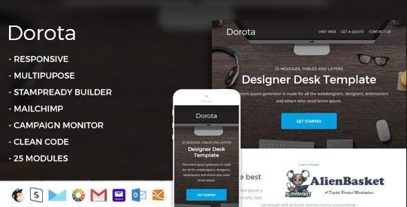 18219 Dorota v1.0 - Responsive Email Template + StampReady Builder 