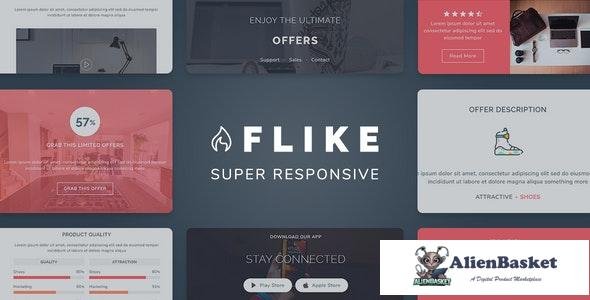 22782 Flike v1.0 - Responsive Newsletter Email Template 