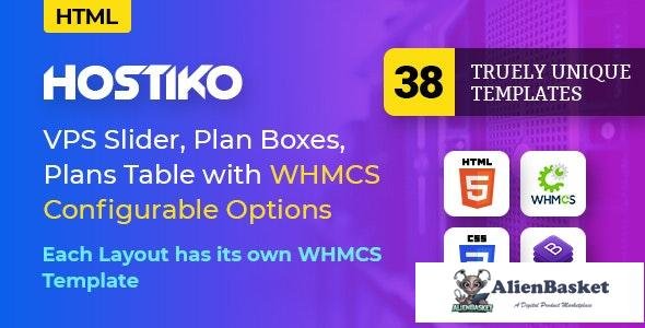 26029 Hostiko v57.0 - WordPress WHMCS Hosting Theme 