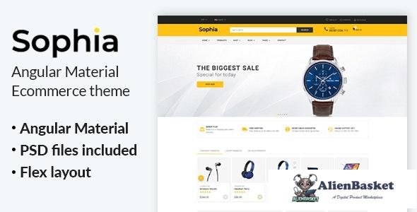 20554 Sophia v1.0 - Angular Material eCommerce Template 