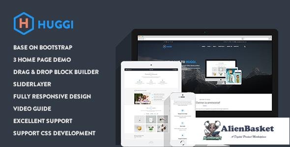 10706 Huggi - Responsive Business Drupal 8.5 Theme 