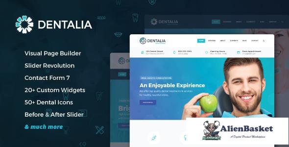 12587 Dentalia v1.7.1 - Dentist & Medical WordPress Theme 