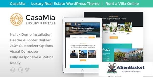 18529 CasaMia v1.1.2 - Property Rental WordPress Theme 