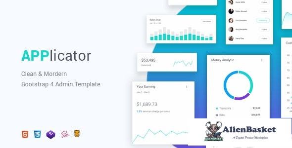 28058 Applicator v1.0 - Bootstrap 4 Admin Template 