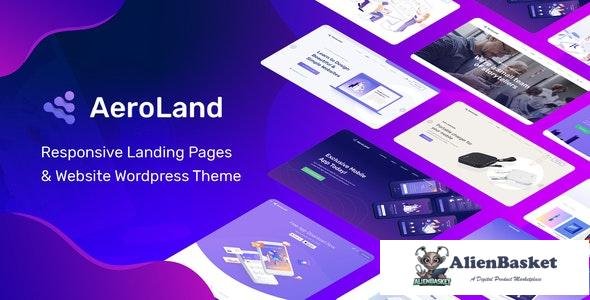 25647 AeroLand v4.0 - App Landing Software Website WordPress Theme 