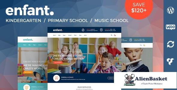 16769 Enfant v3.1.4 - School and Kindergarten WordPress Theme 