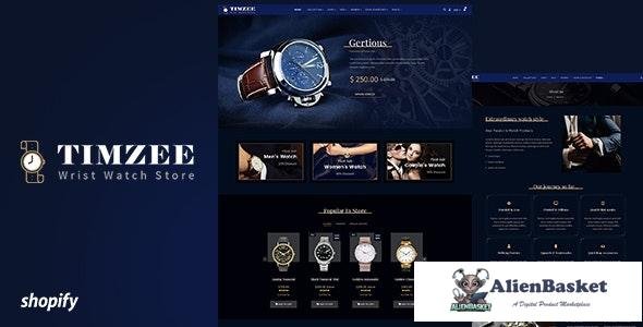 18427 Time zee v1.0 - Shopify Watch Store & Digital Clock Theme 