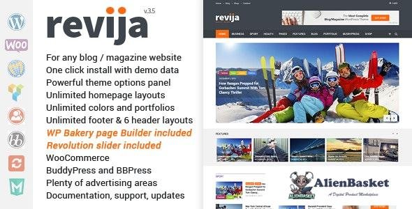 25383 Revija v3.5 - Blog/Magazine WordPress Theme 