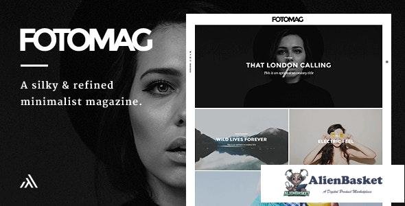 18681 Fotomag v2.0.1 - A Silky Minimalist Blogging Magazine WordPress Theme 