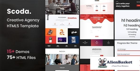 26454 Scoda v1.0 - Multipurpose One Page HTML5 Template 