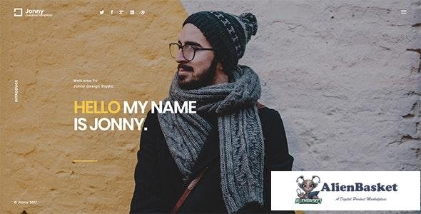 20269 Jonny v1.0.7 - Personal WordPress Theme 
