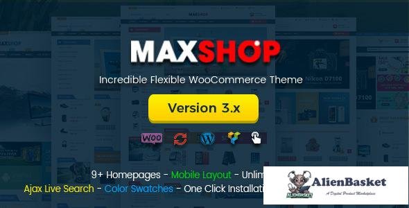 10239 Maxshop v3.3.0 - Multi-Purpose Responsive WooCommerce Theme 