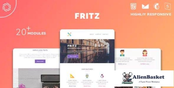 13279 Fritz - Responsive Multipurpose Email Template 