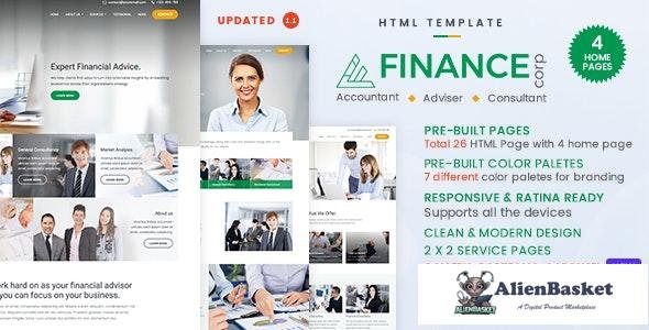 25016 Finance Corp v1.1.1 - A Financial Services & Business Consulting Template 