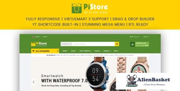 19821 PiStore v3.9.6 - Multipurpose eCommerce VirtueMart Template 