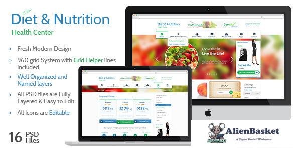 10466 Diet & Nutrition Health Center – PSD Template 