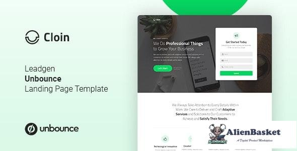 20019 Cloin v1.0 - Business Unbounce Landing Page Template 
