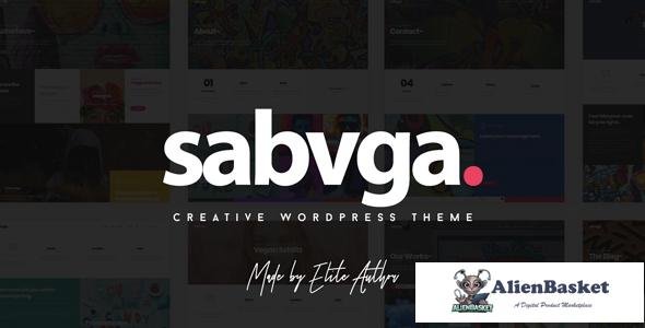 10835 Sabvga v1.0 - Modern & Creative Portfolio Theme 