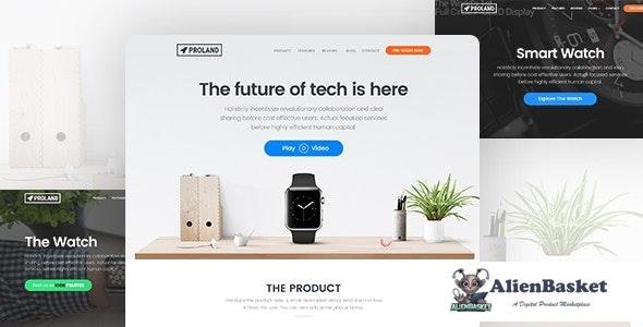 20761 Proland v1.7.0 - WordPress Product Landing Page Theme 
