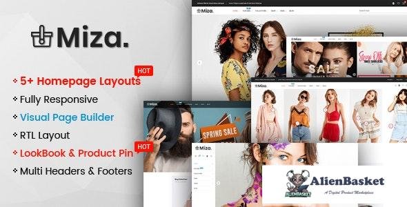 16451 Miza - Multipurpose Clothing And Fashion Bootstrap 4 Shopify Theme With Sections 