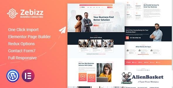 26268 Zebizz v1.0 - Business Consulting WordPress Theme 