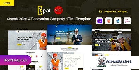 28711 Xpat v1.2 - Construction & Renovation Bootstrap 5 Template 