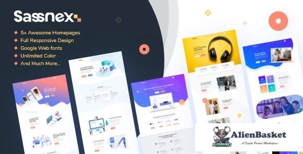 17595 Sassnex v1.0 - Multi-concept WordPress Theme for App, Saas & Startup 
