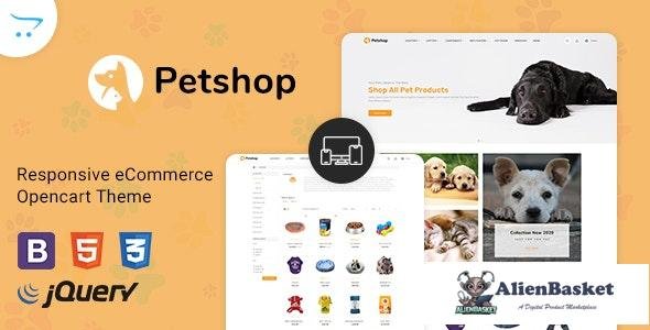 27409 PetShop v1.0 - Responsive Food Pet Store OpenCart 3 Theme 