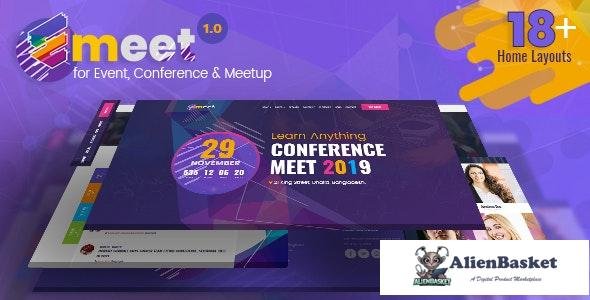 16884 Emeet v1.0 - Event HTML, Conference and Meetup 