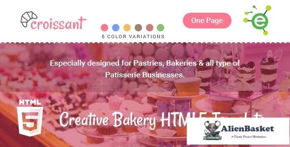 22539 Croissant v1.1 - Creative Bakery and Pastry Business One Page HTML5 Template 