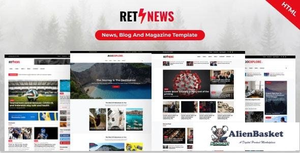 23690 Retnews v1.0 - News, Blog & Magazine Template 