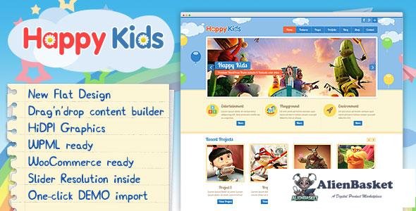 18221 Happy Kids v3.5.1 - Children WordPress Theme 