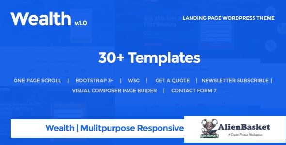 24214 Wealth v1.2.9 - Multi-Purpose Landing Page Theme 