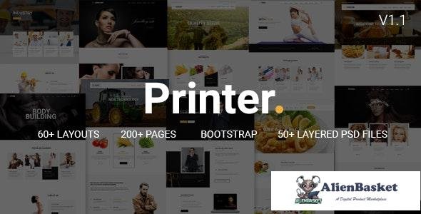 18298 Printer v1.1 - Responsive Multi-Purpose HTML5 Template 