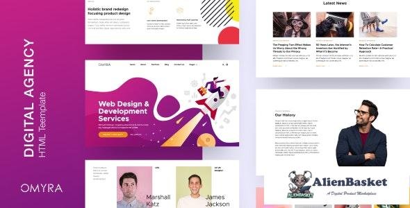 18321 Omyra v1.0 - Digital Agency HTML Template 