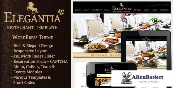 11071 Elegantia v1.2.7 - Restaurant and Cafe WordPress Theme 