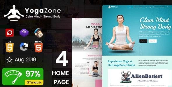25971 YogaZone v1.0 - Yoga, Fitness & Meditation Mobile Responsive Bootstrap Html Template 