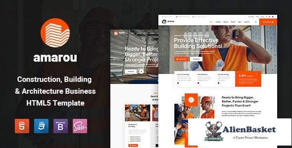 23028 Amarou v1.0.0 - Construction and Building HTML5 Template 