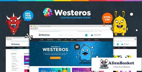 17913 Westeros - Custom Clothing Responsive HTML Template - updated 