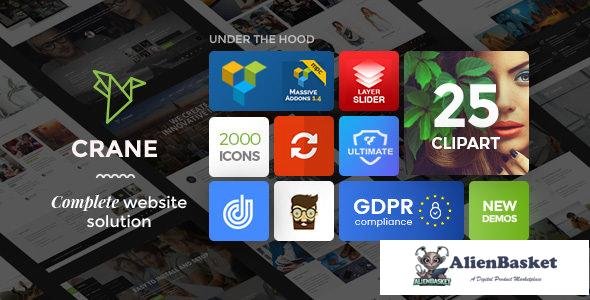 10891 Crane v1.0.7 - Highly Customizable Multipurpose Theme 